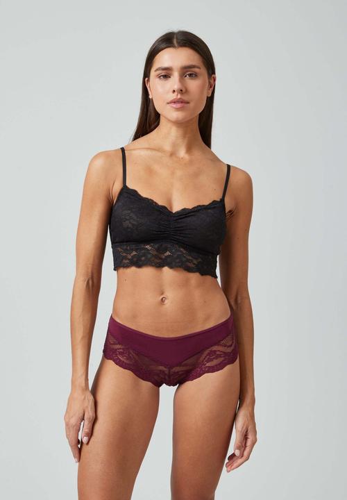 Produktbild Snocks Hipster Panties mit Spitze (XL, 3er Pack)