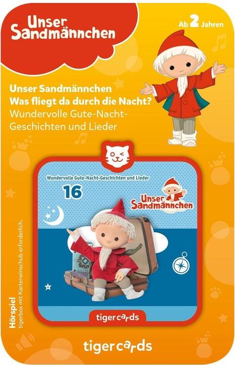 Image du produit Tigermedia Tigercard Notre marchand de sable Qu'est-ce qui vole dans la nuit ? (Allemand)