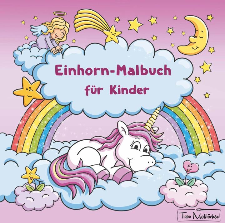 Unicorn coloring book for kids