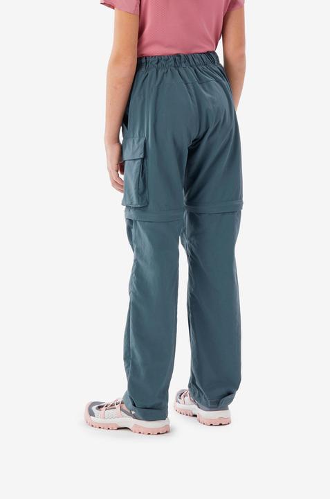 Image du produit Quechua Pantalon modulable de randonnée junior, MH500 bleu (14, 15, 16)
