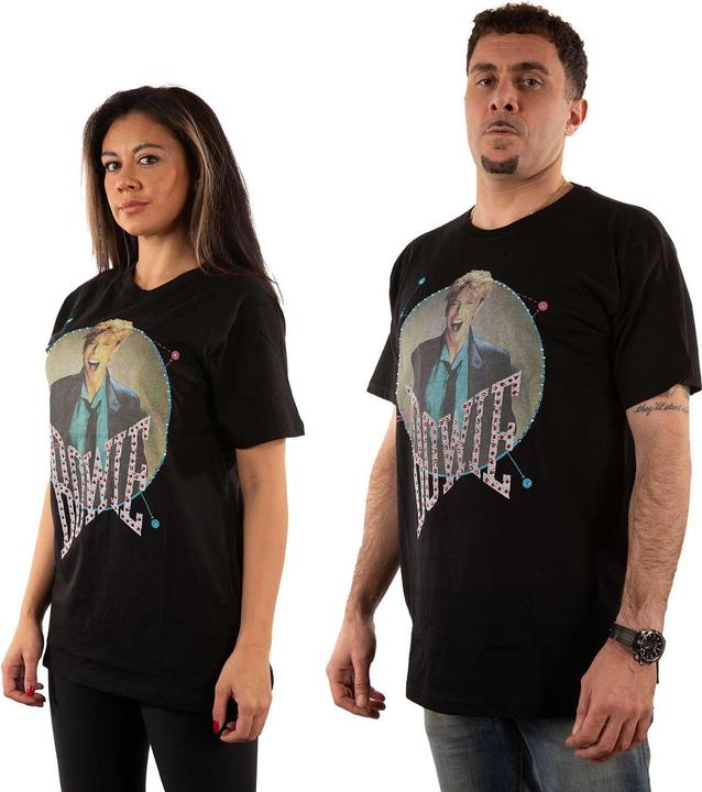 Image du produit David Bowie Unisexe Adulte 83 Vintage Embelli T-shirt (L)