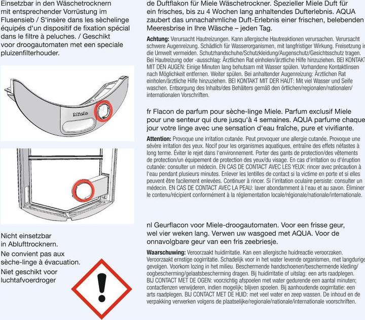 Actual product image Miele Aqua (50 Washing cycles, Gel)