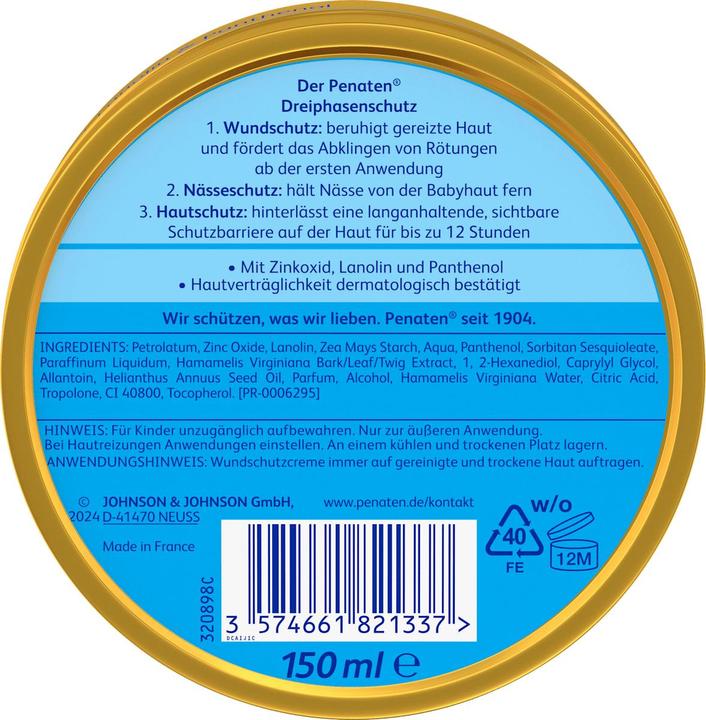 Actual product image Penaten cream