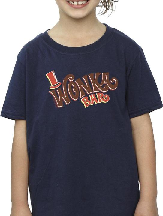 Produktbild Willy Wonka & the Chocolate Factory Bar Logo TShirt Mädchen (140, 146)