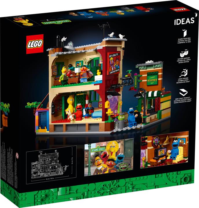 Image du produit LEGO Ideas End-Of-Live Set 123 Sesamstrasse - 21324 NEU! Teile 1367x (21324)