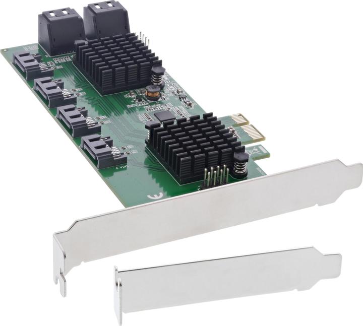 Image du produit InLine Carte d'interface, contrôleur 8x SATA 6Gb/s, PCIe 2.0 (PCI-Express)