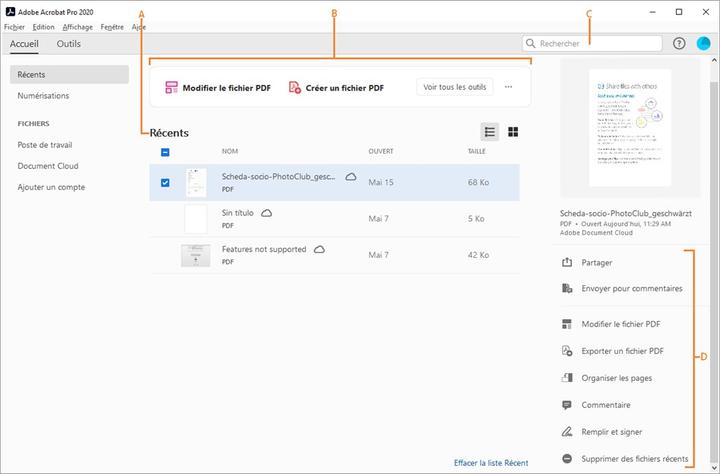 Produktbild Adobe Acrobat Pro 2020 (1 User, unbegrenzt)
