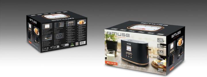 Immagine prodotto Muse MS130 BC Tostapane in acciaio inox nero