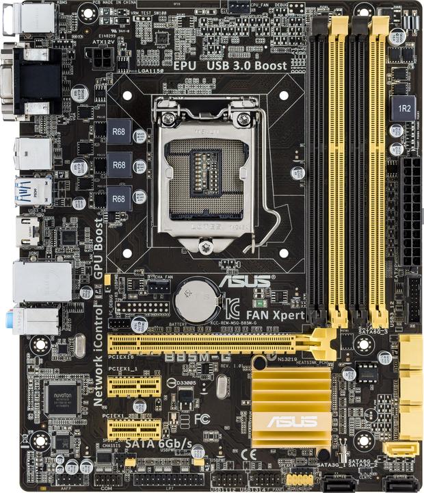 ASUS B85m-G (LGA 1150, Intel B85, mATX)