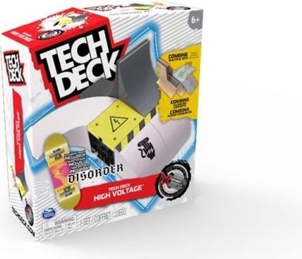 Actual product image Tech Deck X-Connect Starter Set - Power Flippin' Ramp Set with Authentic Fingerboard and Accessories (Multilingual)