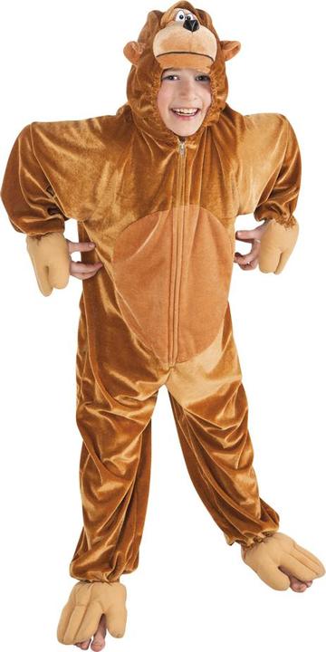 Immagine prodotto Boland Costume da scimmia per bambino: tuta in peluche con cappuccio (140)