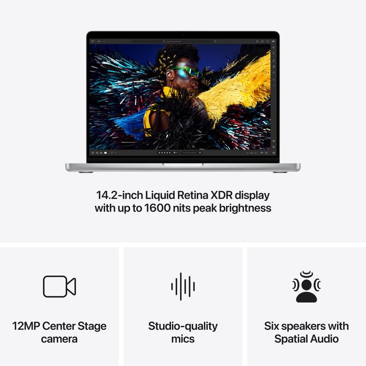 Immagine prodotto Apple MacBook Pro 14 - 2024 (14.20", M4 Max, 64 GB, 2000 GB, DE)
