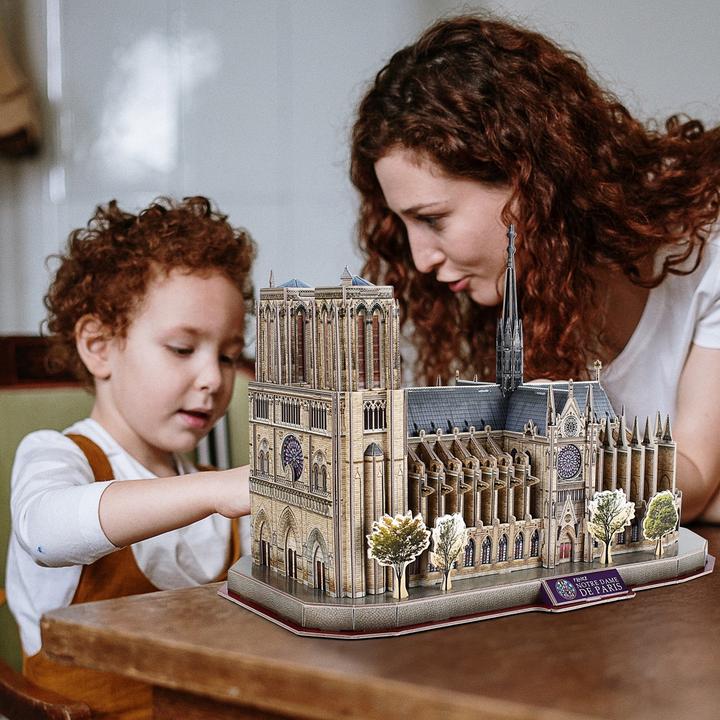 Produktbild Cubicfun 3D Puzzle Notre-Dame de Paris 128 Teile (128 Teile)