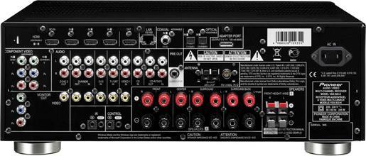 Actual product image Pioneer VSX-920-K, 7.1 AV receiver, PQLS, black