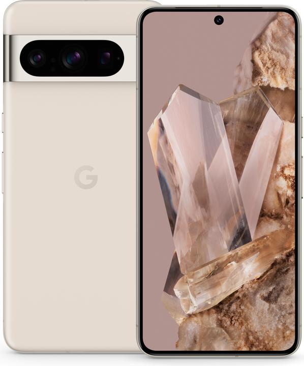 Actual product image Google Pixel 8 Pro (512 GB, Porcelain, 6.70", SIM + eSIM, 50 Mpx, 5G)