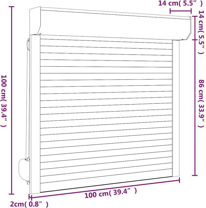 Image du produit VidaXL Helin (100 x 100 cm)