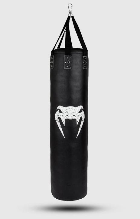 Image du produit Venum Challenger Heavy bag + Ceiling Hook - Black/White - Filled - 170cm (170 cm, 50 kg)