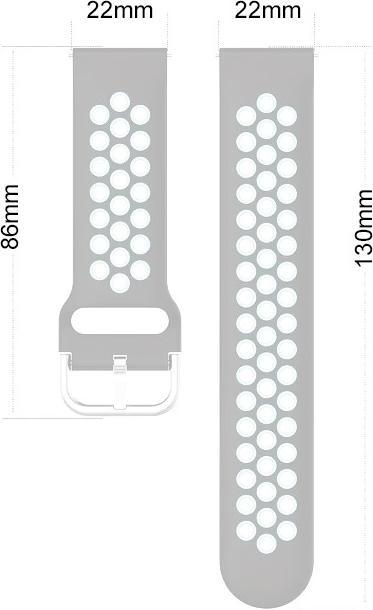 Produktbild Cbx IDAIR Silikon Uhrenarmband 22mm (22 mm, Silikon)