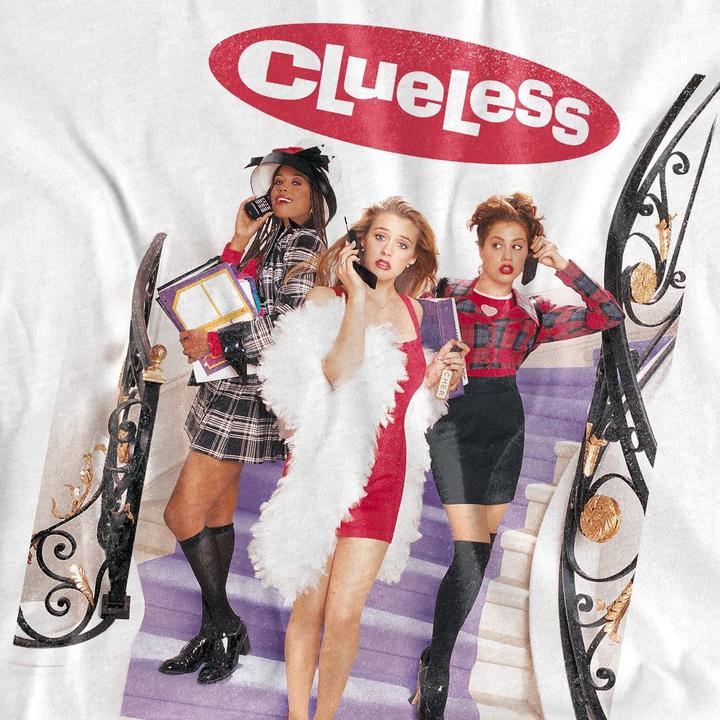 Actual product image Clueless Unisex Adult Poster T-Shirt (S)