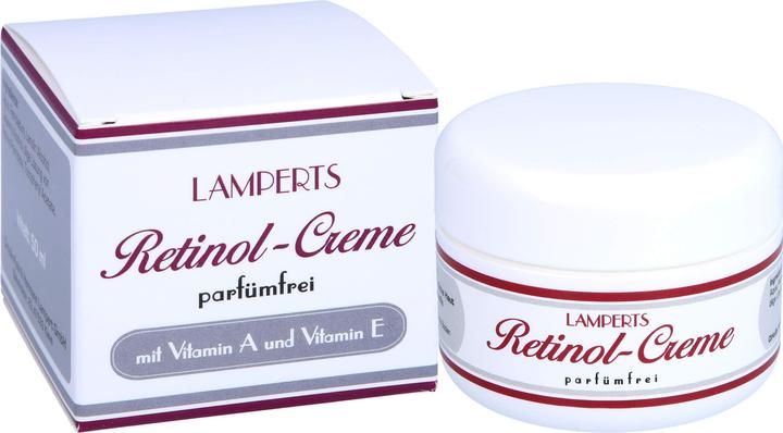 Produktbild Lamberts Retinol Creme parfümfrei Lamperts, 50 ml Creme (50 ml, Nachtcreme)