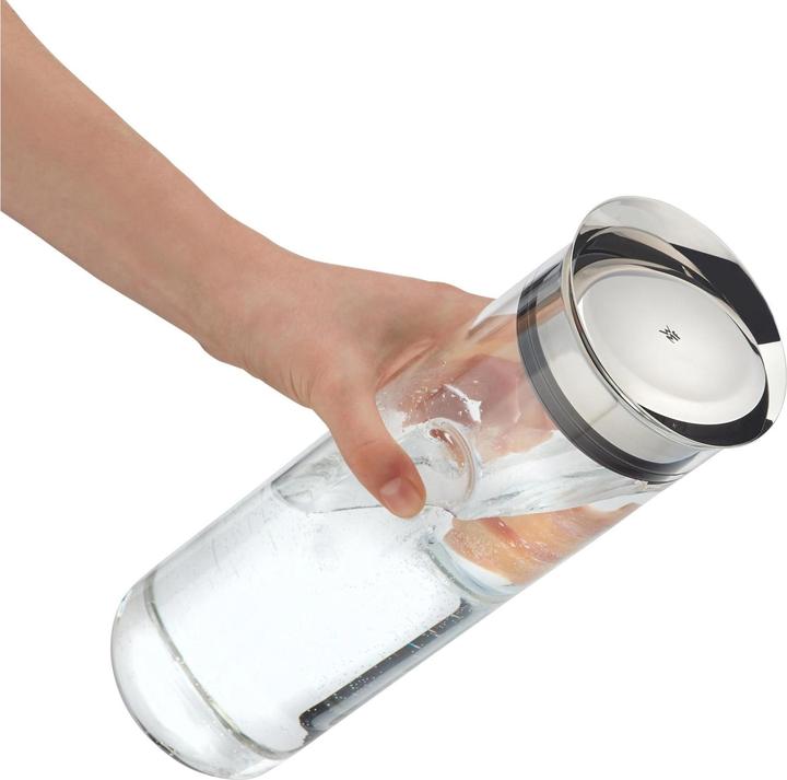 Produktbild WMF Wasserkaraffe 1,25l Griffmulde Glas Karaffe Motion CloseUp-Verschluss (1.25 l)