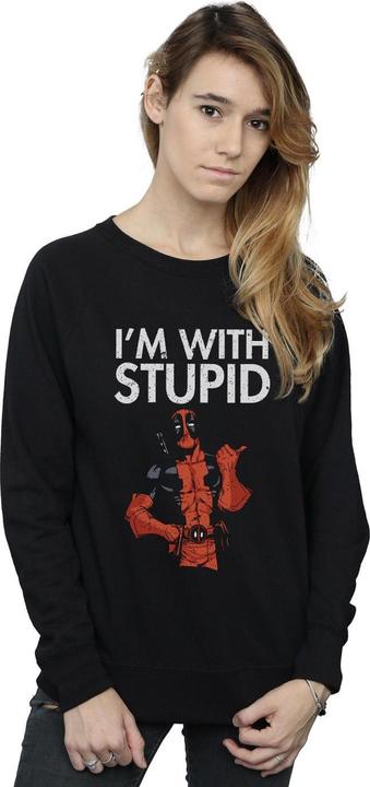 Immagine prodotto Deadpool I'm With Stupid Felpa Donna (XL)