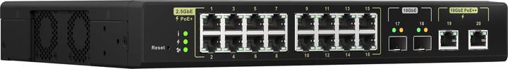 Actual product image QNAP QSW-M2116P-2T2S (20 Ports)