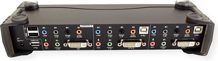 Actual product image Aten CS1782A, 2 Port USB Hub KVM Switch with 3D, DVI & 7.1