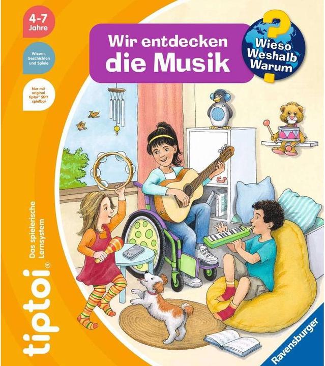 tiptoi Wieso? Weshalb? Warum? Wir entdecken die Musik (Allemand, Guido Wandrey, Inca Frison Inca, 2023)