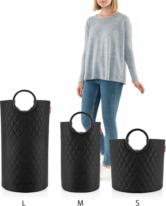 Productafbeelding reisenthel Wasmandframe Rhombus 30 l, zwart (30 l)