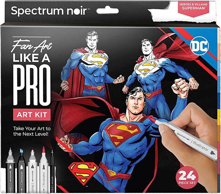 Immagine prodotto Creativ Company Set hobby illustrazione eroi dei fumetti Superman a colori
