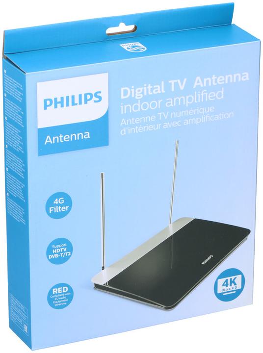 Actual product image Philips DVB-T indoor antenna SDV6227/12 (Indoor antenna, 47 dB, DVB-T / -T2, UKW / MW / LW)