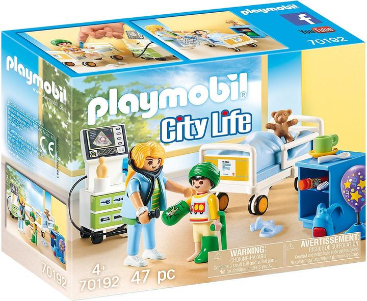 Produktbild Playmobil Kinderkrankenzimmer (70192, Playmobil City Life)