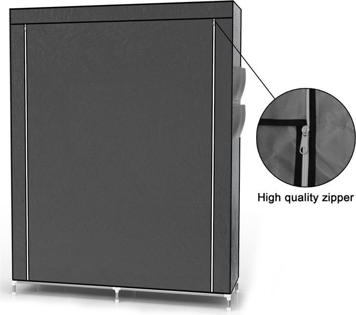 Immagine prodotto Intirilife Armadio pieghevole (108 x 54 x 170 cm)