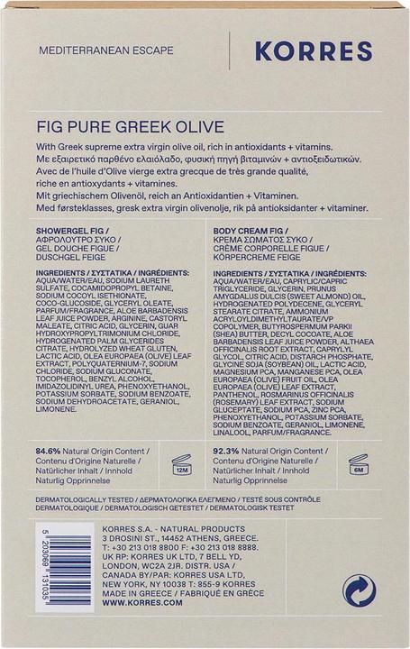Produktbild Korres Pure Greek Olive Oil & Fig Körperpflege-Set (Körperpflegeset)