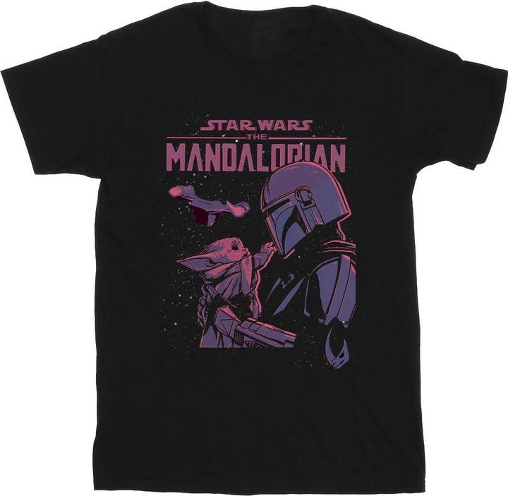 Immagine prodotto Star Wars The Mandalorian Hello Friend Maglietta Uomo (L)