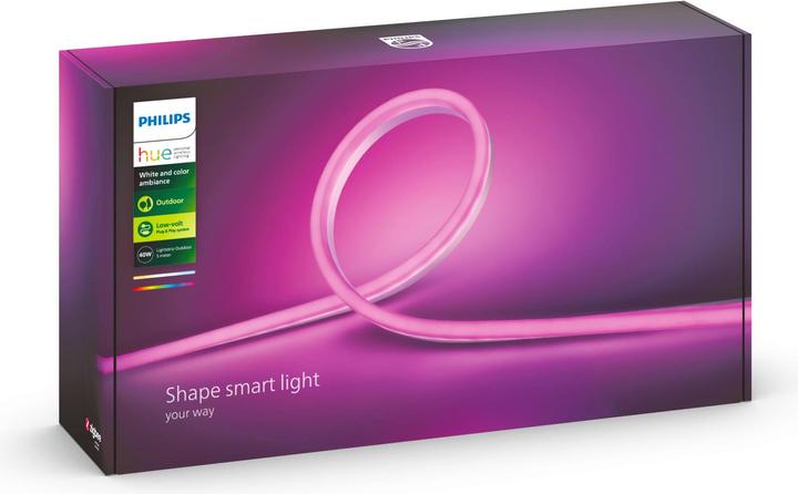 Image du produit Philips Hue Outdoor Lightstrip 5m fiche DE (Multicolore, 500 cm, Extérieur)