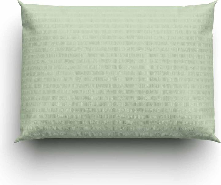 Actual product image Lotus Bettwaren Bed Linen Satin Seersucker uni (Pillowcase, 50 x 70 cm)