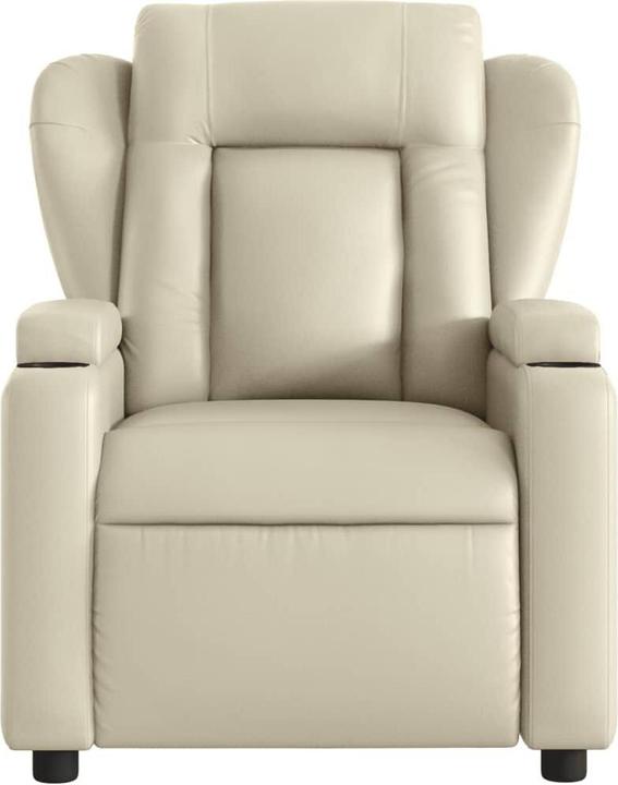Immagine prodotto VidaXL Poltrona relax in similpelle panna,Colore: panna,Materiale