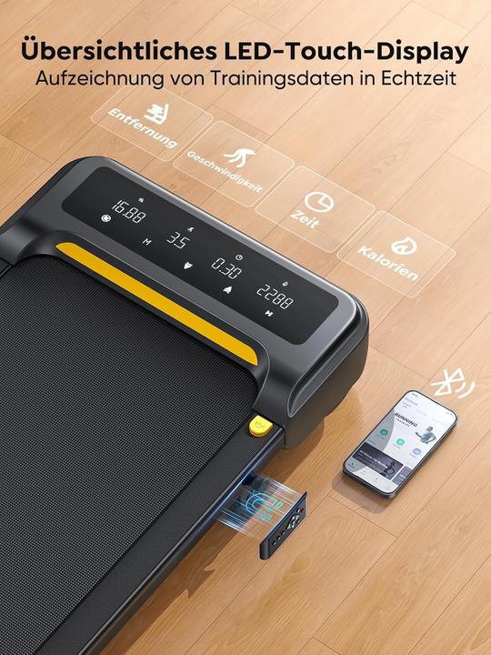 Actual product image Mara Vital Elektrisches Laufband mit Neigung inkl. Fernbedienung und App, keine Montage erforderlich