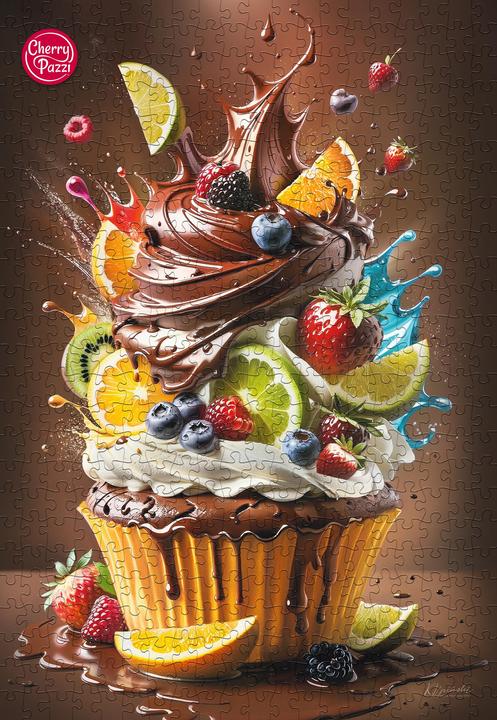 Actual product image Cherry Pazzi Puzzle 500 pieces - Crazy Cake (500 pieces)