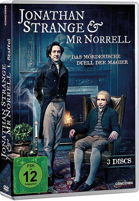 Jonathan Strange Mr. Norrell (DVD, 2015, Tedesco, Inglese)