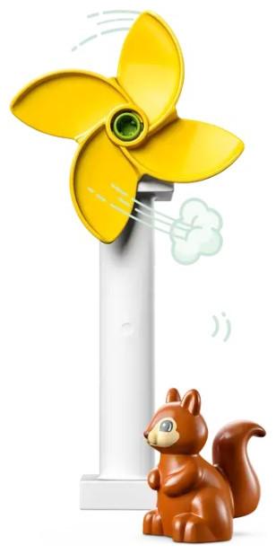 Actual product image LEGO Wind turbine and electric car (10985)