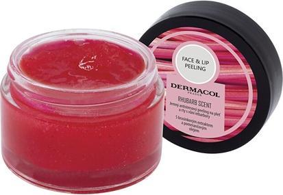 Actual product image Dermacol Face & Lip Peeling Rhubarb Scent (Fluid, 50 ml)