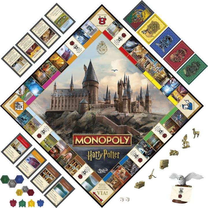 Image du produit Hasbro Gaming Monopoly Harry Potter (Italien)