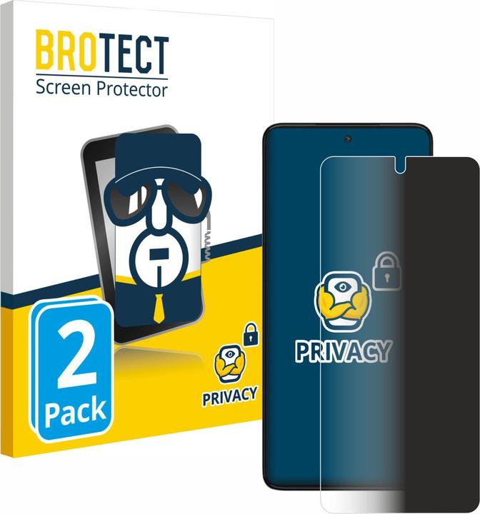 Produktbild BROTECT Sichtschutzfolie Anti-Spy Privacy Folie Blaulicht-Schutz (2 Stück, Motorola Edge 30)