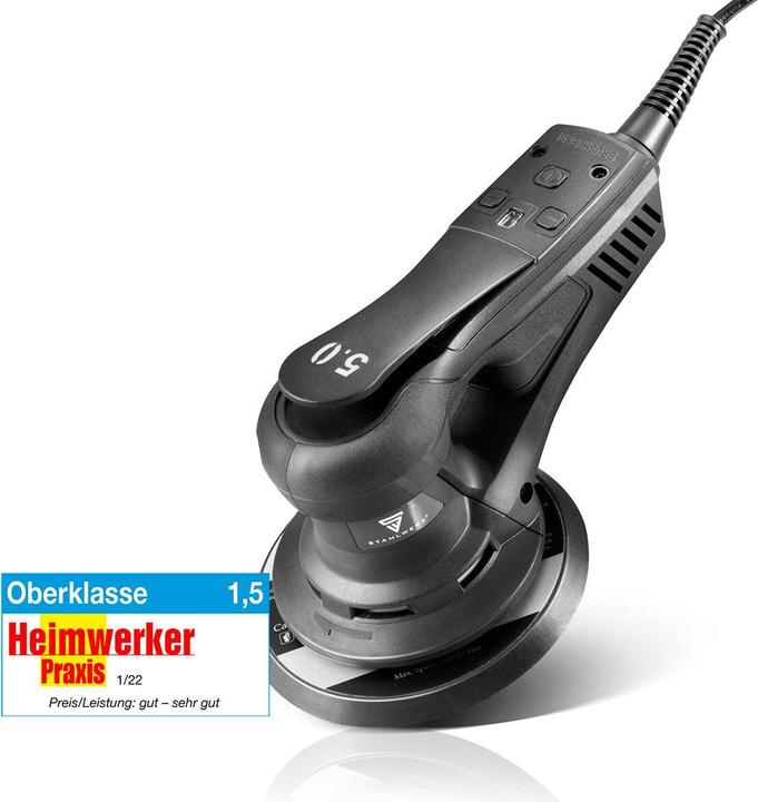 Image du produit Stahlwerk Ponceuse excentrique ES-150 ST Brushless de 350 watts à faible vibration (Ponceuse excentrique, 350 W)