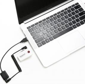 Actual product image Saramonic Adapter audio EA2L - 2x mini Jack TRS / USB-A