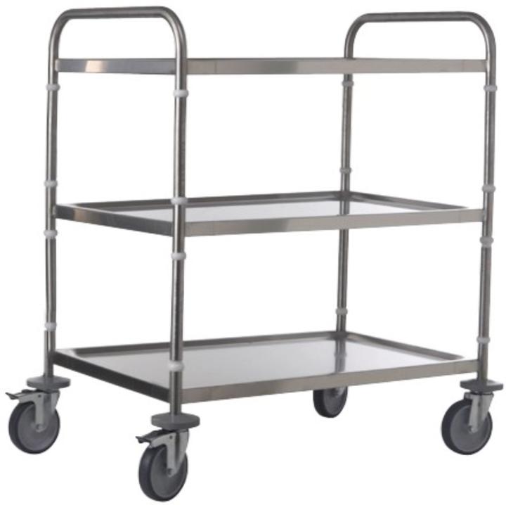Actual product image GN Schalen Universal trolley stainless steel 60x40cm 3 shelves H93.5cm