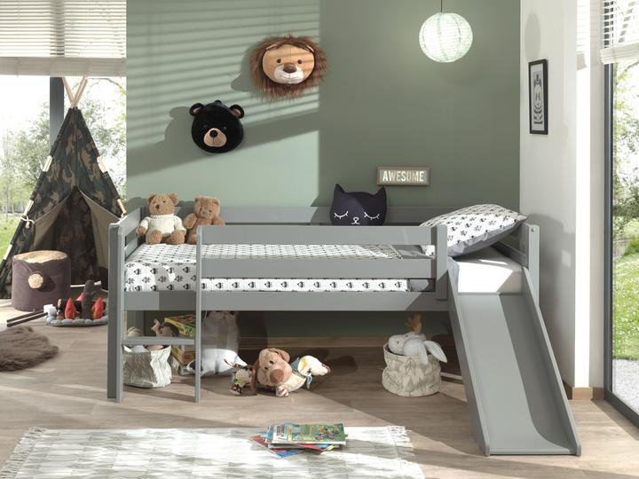 Actual product image Vipack Bed Pino with slide and ladder (90 x 200 cm)